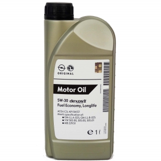 OPEL GM DEXOS2 5W-30 1.0 LIT